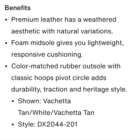 *NEW* Nike Dunk High Premium Vachetta Tan/White/Vachetta Tan DX2044-201 - Picture 9 of 10